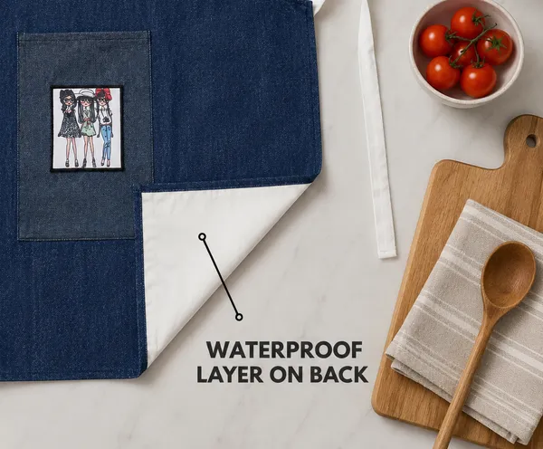 Waterproof_Denim_Kitchen_Apron_with_Pocket_|__Stylish_Kitchen_Apron
