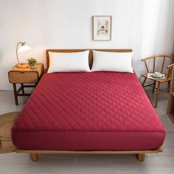 Mattress_Cover_|_Protector_|_100%_Waterproof_|_Dark_Red