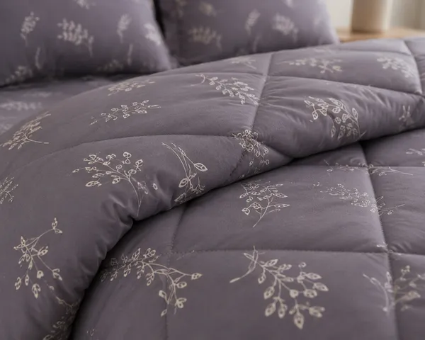 Ash_Purple_Leaf_Pure_Cotton_Comforter_Bedding_Set