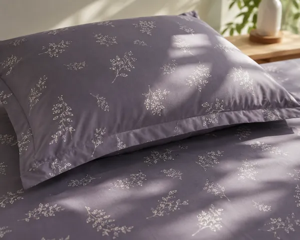 Ash_Purple_Leaf_Pure_Cotton_Comforter_Bedding_Set