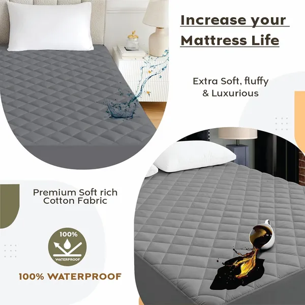 Mattress_Cover_|_Protector_|__100%_Waterproof_|_Royal_Blue