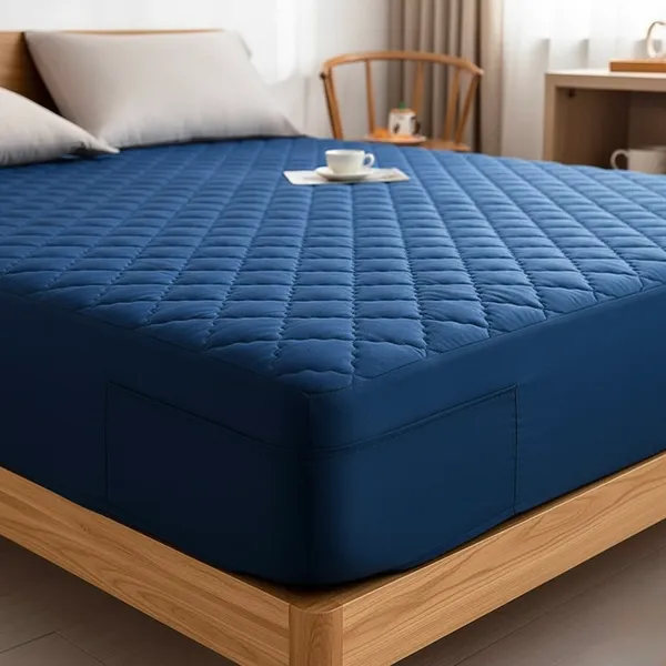 Mattress_Cover_|_Protector_|__100%_Waterproof_|_Royal_Blue