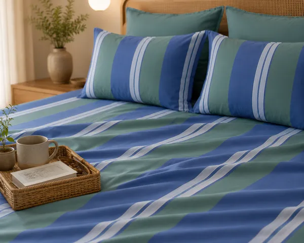 Blue_Bay_Stripes_300_TC_Pure_Cotton_Bedsheet_Set
