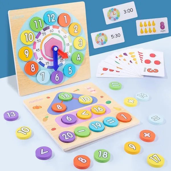 2-in-1_Wooden_Digital_Clock_Toy__Educational_Time-Telling_Clock_for_Kids__Enhances_Cognitive_Development_&_Time_Skills__Safe_&_Non-Toxic,_Eco-Friendly,_Interactive_Fun