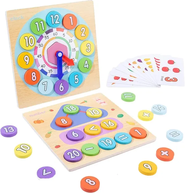 2-in-1_Wooden_Digital_Clock_Toy__Educational_Time-Telling_Clock_for_Kids__Enhances_Cognitive_Development_&_Time_Skills__Safe_&_Non-Toxic,_Eco-Friendly,_Interactive_Fun