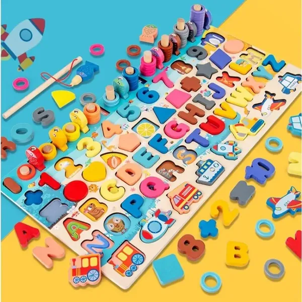 Wooden_7-in-1_Traffic_Matching_Board__Seven_Activities_in_One_Set,_Counting_Numbers,_Shape_Recognition,_Early_Learning_Toy_for_Kids,_Toddlers,_Educational_Development_Board