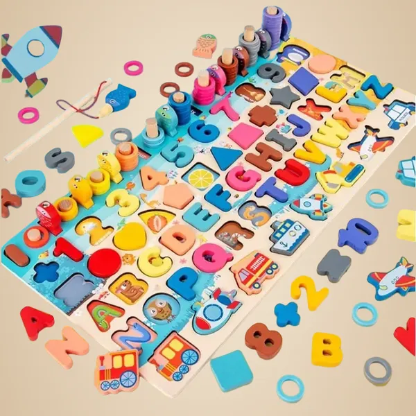 Wooden_7-in-1_Traffic_Matching_Board__Seven_Activities_in_One_Set,_Counting_Numbers,_Shape_Recognition,_Early_Learning_Toy_for_Kids,_Toddlers,_Educational_Development_Board