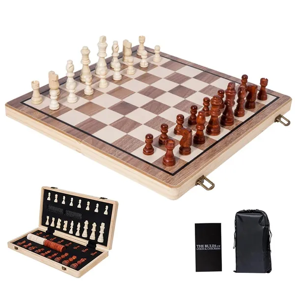 Classic_Wooden_Chess_&_Checkers_Set__Magnetic_2-in-1_Game,_Durable_Wooden_Board,_Educational_Strategy_Game_for_Kids,_Adults,_Family_Fun,_Travel-Friendly,_Classic_Chess_Set