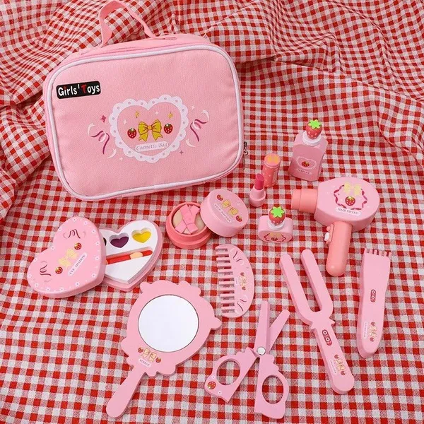 Portable_Pink_Cosmetics_&_Makeup_Toy_Set_for_Girls,_Wooden_Dressing_Table_Accessories,_Pretend_Play_Beauty_Set,_Kids_Makeup_Kit_Gift_for_Girls,_Fun_Pretend_Play_Toy_for_Ages_3+