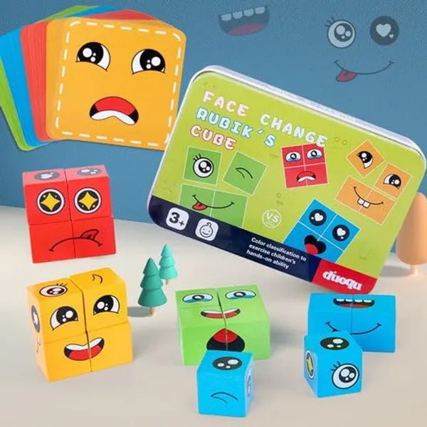 Face_Change_Cube_Game_-_Wooden_Expressions_Matching_Puzzle,_Rubik's_Cube_(16_Blocks,_72_Cards)_with_Tin_Box__Safe_&_Non-Toxic,_Eco-Friendly__Fun_Educational_Toy_for_Kids
