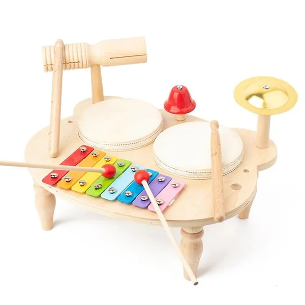 Wooden_Musical_Instrument_Table_for_Kids-_Includes_Drums,_Xylo-Phone,_Cymbal_&_Bells-_Multi_Instrument_Toy_for_Babies_&_Toddlers-Percussion_Musical_Set