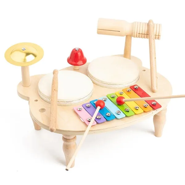 Wooden_Musical_Instrument_Table_for_Kids-_Includes_Drums,_Xylo-Phone,_Cymbal_&_Bells-_Multi_Instrument_Toy_for_Babies_&_Toddlers-Percussion_Musical_Set
