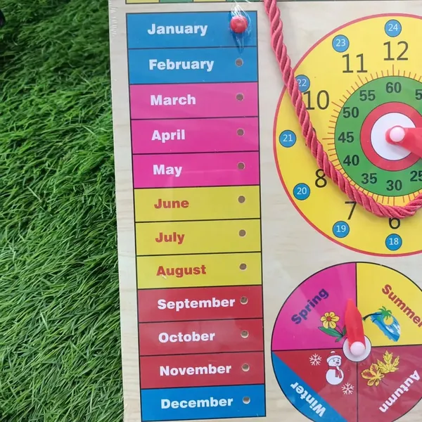 Wooden_Analog_Clock_All-in-One_Learning_Board__12x12_Clock,_Calendar,_Days,_Months,_Weather,_Seasons__Educational_Toy_for_Kids_with_Pins__Enhances_Time_&_Cognitive_Skills