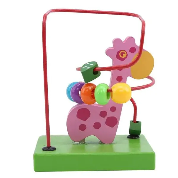 Mini_Beads_Coaster_Giraffe__Wooden_Mini_Beads_Maze_Roller_Coaster_Puzzle_Animal_Beads