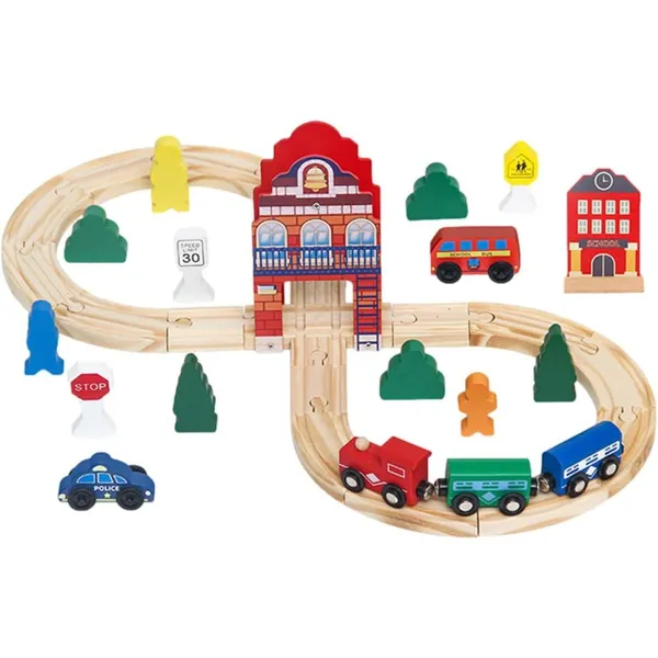 Wooden_Railway_Train_Set,_Wooden_Railway_Track_with_Train
