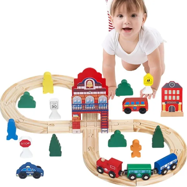 Wooden_Railway_Train_Set,_Wooden_Railway_Track_with_Train