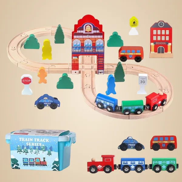 Wooden_Railway_Train_Set,_Wooden_Railway_Track_with_Train