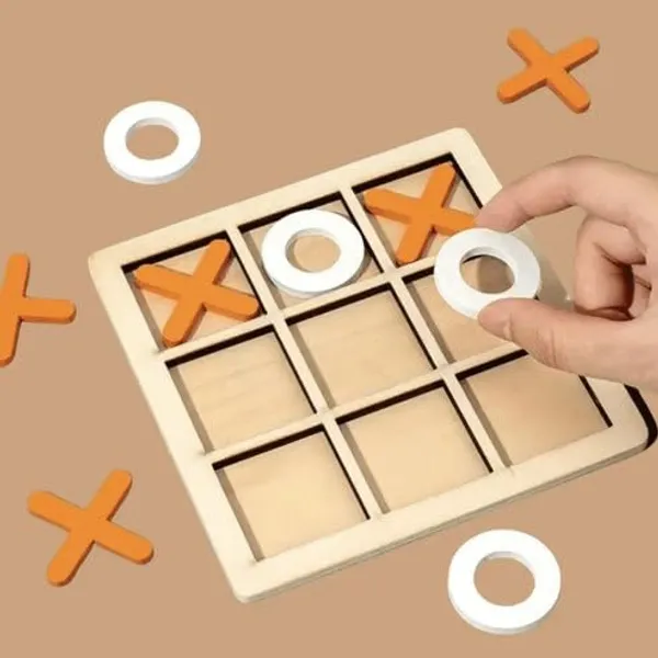 XOXO_Tic_Tac_Toe_Board_Game__Classic_2-Player_Game_for_Kids,_Ages_6+,_Fun_Family_Game,_Interactive_Strategy_Game_for_Children,_Early_Learning_&_Cognitive_Development_Toy