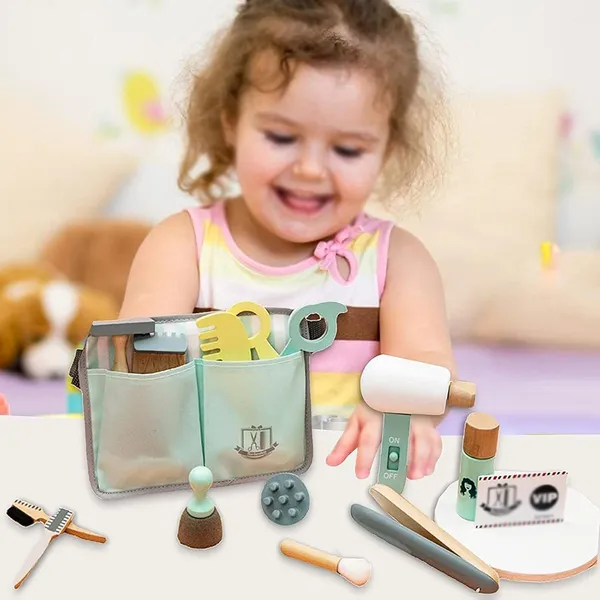 Wooden_Hair_Dresser_Set_Gifts_for_Girls_Princess_Pretend_Hair_Salon_with_Mirror,_Comb,_Scissors,_Hair_Dryer_&_Styling_Accessories_for_Imaginative_Play