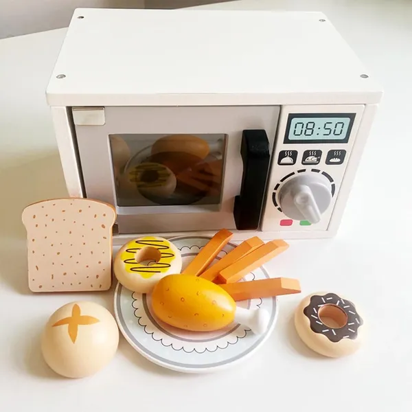 Wooden_Microwave_Toys_Kitchen_Play_Set,_Pretend_Play_Microwave_with_Play_Food_Including_Hamburger_Fish,_Montessori_Early_Learning_Toy_for_Kids