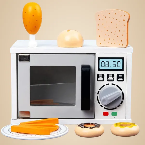 Wooden_Microwave_Toys_Kitchen_Play_Set,_Pretend_Play_Microwave_with_Play_Food_Including_Hamburger_Fish,_Montessori_Early_Learning_Toy_for_Kids