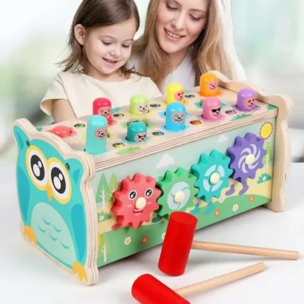 Wooden_Multi-Functional_Whack-a-Mole_Bench_Toy__7-in-1_Knocking,_Fishing,_Hammer,_Teaching_Clock_Activity__Montessori_Educational_Toy_for_Kids__Enhances_Cognitive_&_Motor_Skills