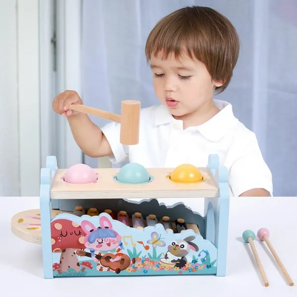 Wooden_Rabbit_Musical_Hammer_Ball_Toy