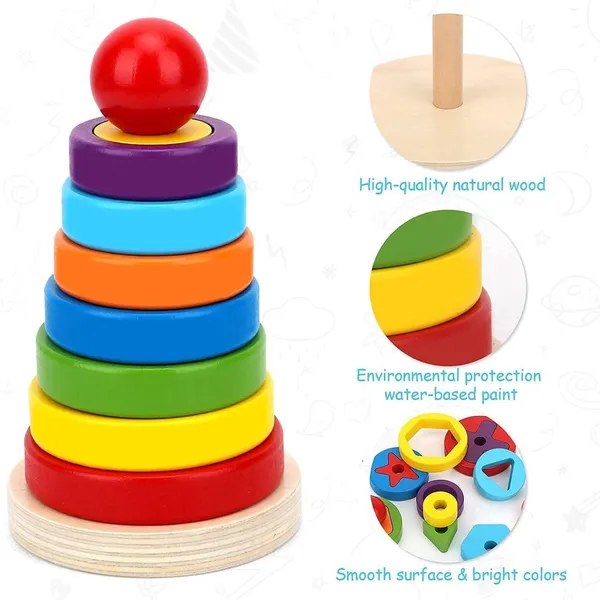 Wooden_Rainbow_Rings_Tower__Geometric_Shape_Recognition,_Sorting,_Stacking_and_Plugging