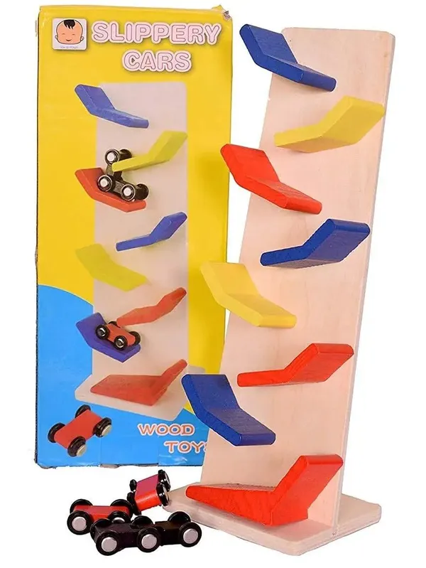 Wooden_Slippery_Racing_Car_Toy_Game_Race_Zig_Zak_Track_Drop_Game_Multicolor_12_Inch_Height