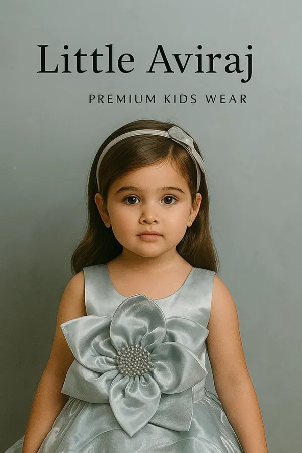 Pastel_Blue_Organza_Dress_For_Kids