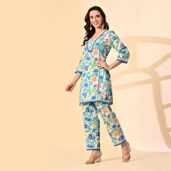 Blue_Cotton_Co-Ord_Set_For_Women
