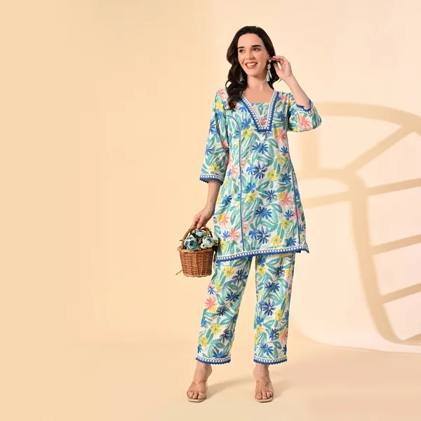 Blue_Cotton_Co-Ord_Set_For_Women