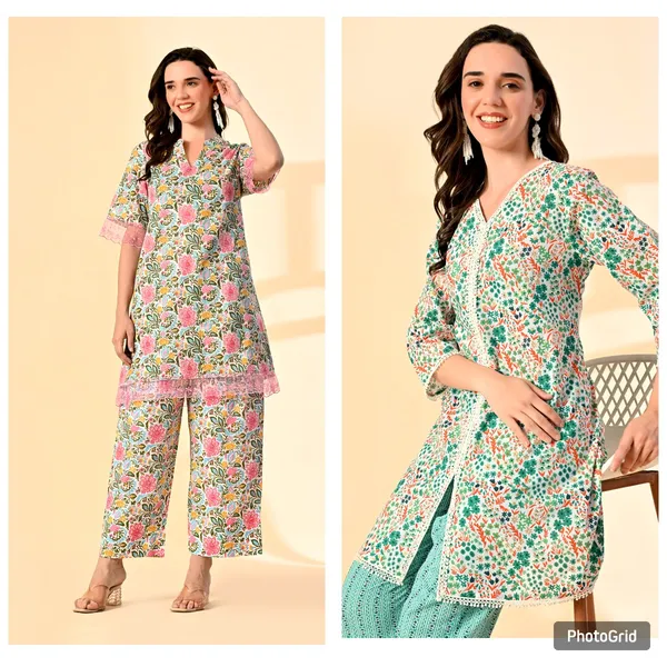 Green_Cotton_Co-Ord_Set_For_Women