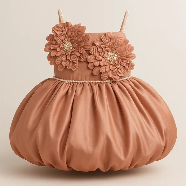 Pack_Of_2_Pastel_Rose_&_Peach_Organa_Dress_For_Kids
