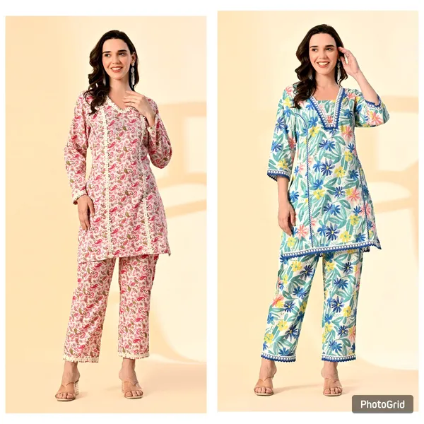 Pink_&_Blue_Cotton_Co-Ord_Set_For_Women