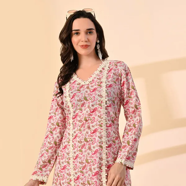Pink_Cotton_Co-Ord_Set_For_Women