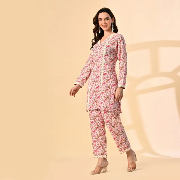 Pink_Cotton_Co-Ord_Set_For_Women
