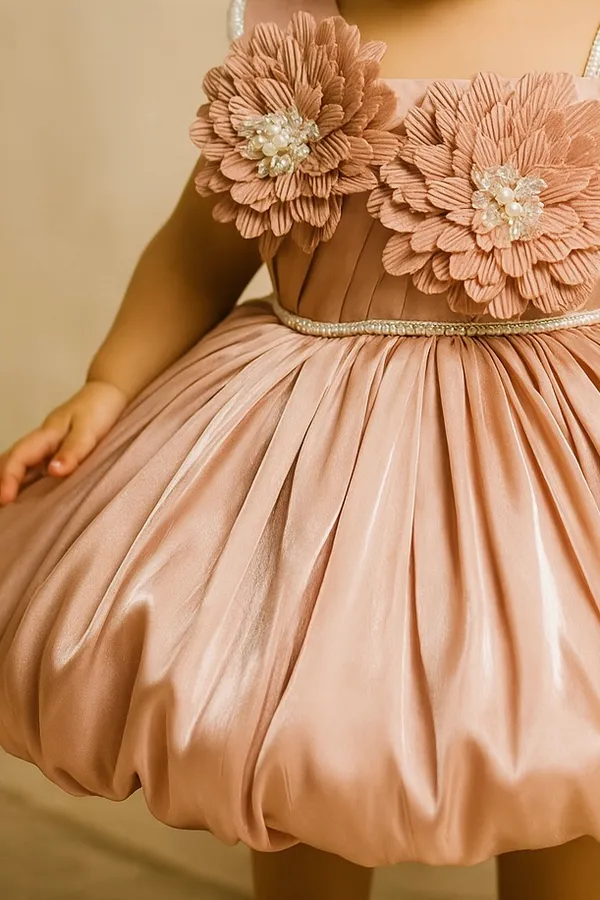 Rose_Peach_Organza_Dress_For_Kids