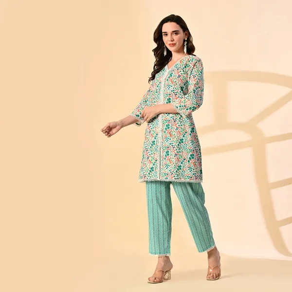 Green_Cotton_Co-Ord_Set_For_Women