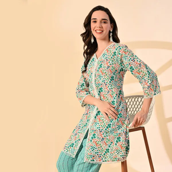 Green_Cotton_Co-Ord_Set_For_Women