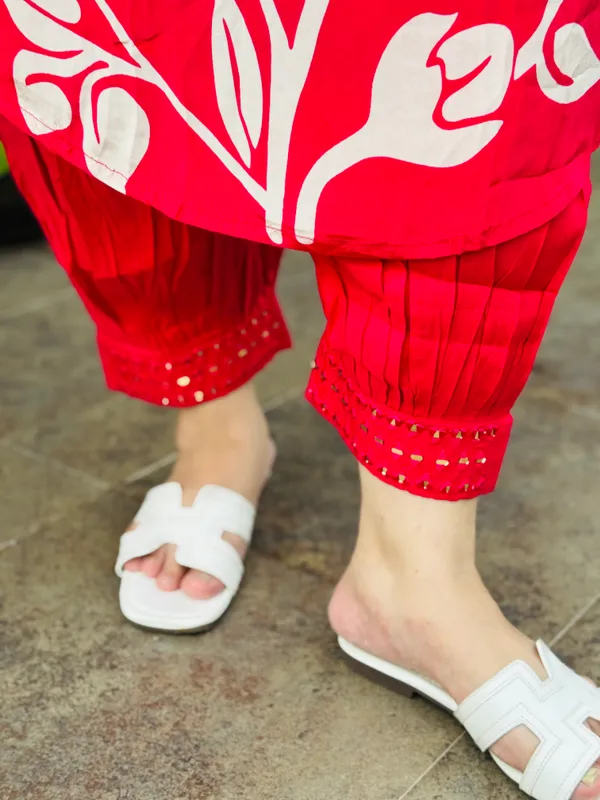 Hot_Pink_Crepe_Co-Ord_Set_For_Women
