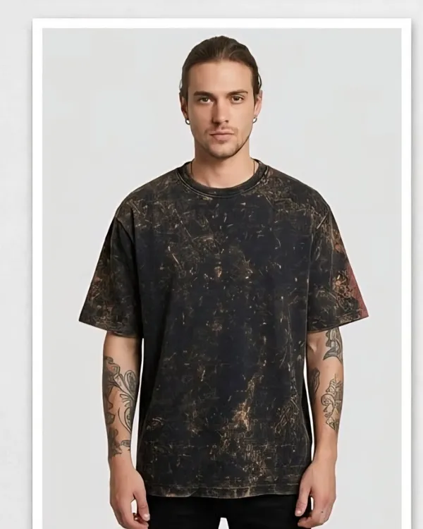 Black_Terry_Cotton_Solid_Half_Sleeves_Casual_T-Shirt_For_Men