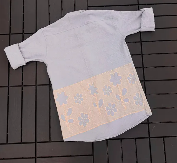 Blue_Dobby_Cotton_Embroidered_Full_Sleeves_Casual_Shirt_For_Men