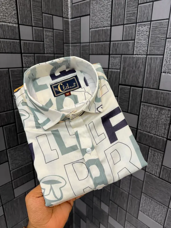 Off_White_Cotton_Printed_Short_Sleeves_Casual_Shirt_For_Men