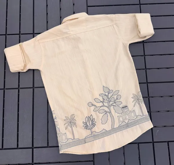 Cream_Linen_Embroidered_Full_Sleeves_Casual_Shirt_For_Men