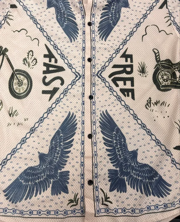 Cream_Cotton_Printed_Short_Sleeves_Casual_Shirt_For_Men