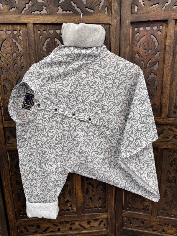 Grey_Cotton_Printed_Long_Sleeves_Casual_Kurta_Style_Shirt_For_Men