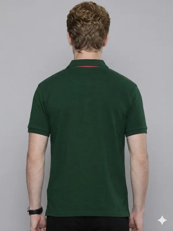 Green_Poly_Cotton_Solid_Half_Sleeves_Casual_T-Shirt_For_Men