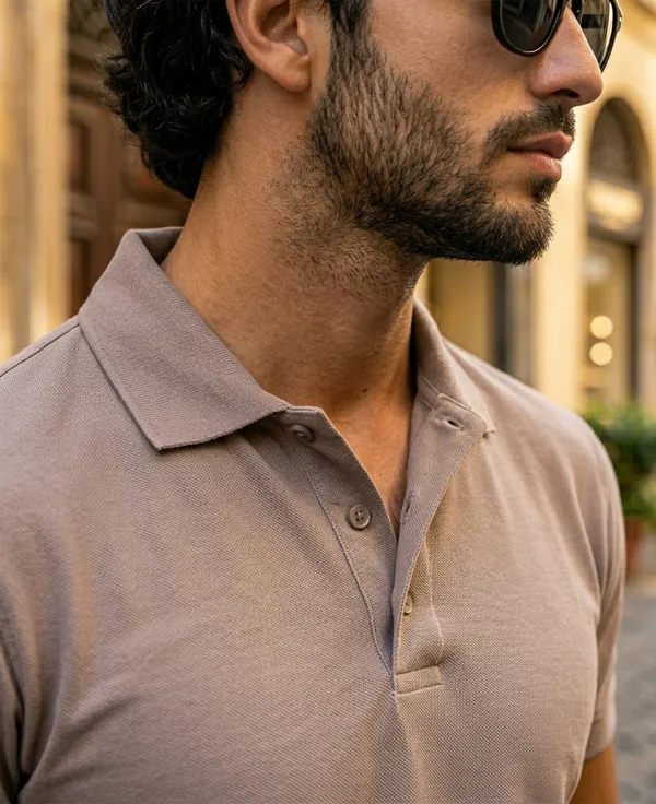 Lavender_Pure_Cotton_Solid_Half_Sleeves_Casual_T-Shirt_For_Men