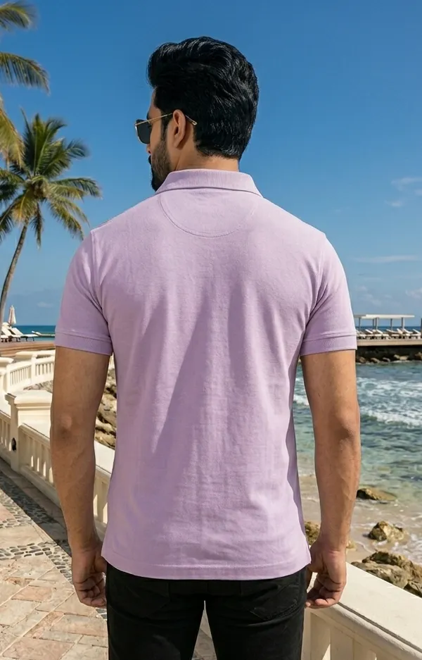Light_Purple_Pure_Cotton_Solid_Half_Sleeves_Casual_T-Shirt_For_Men